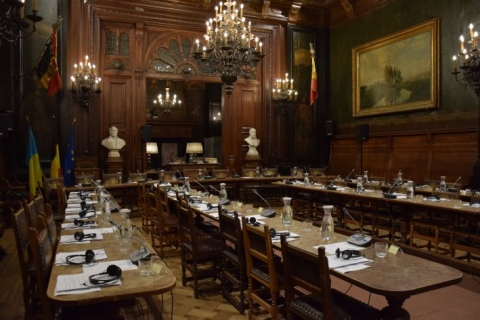 De Raadszaal van het gemeentehuis