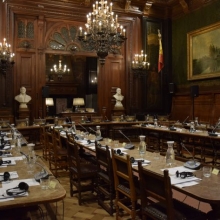 De Raadszaal van het gemeentehuis